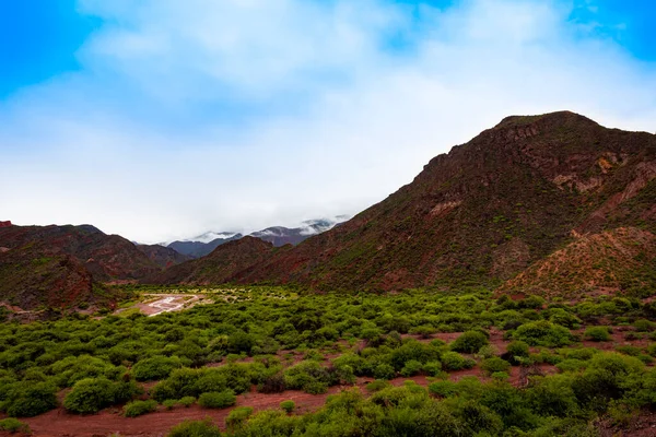 Ein Wunderbarer Blick Auf Die Roten Berge Quebrada Las Conchas — Stockfoto