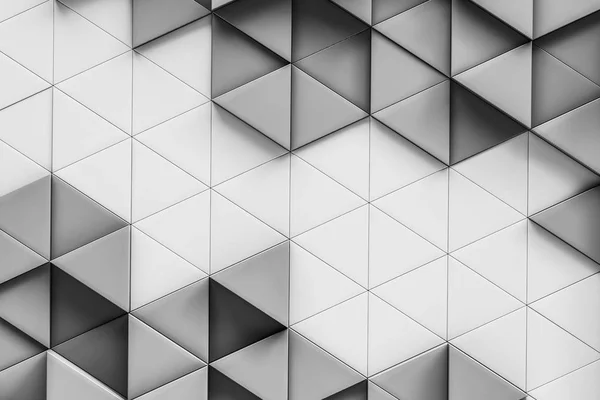Abstract Triangular Tiles Background White Gray Tiles Concept Design Marketing — Stock Photo, Image