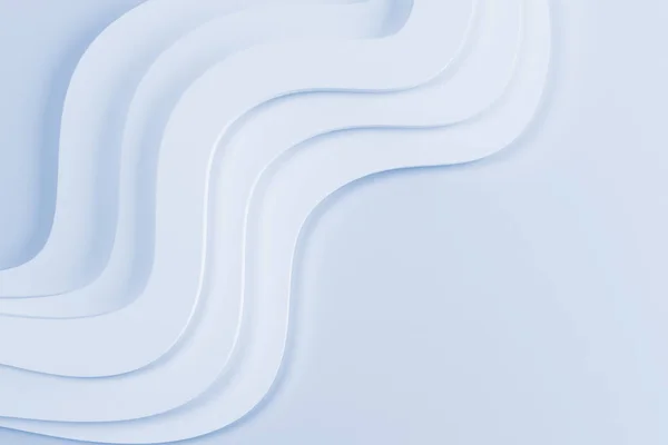 Abstract Blauw Diagonaal Golven Witte Achtergrond Concept Van Creativiteit Verbeelding — Stockfoto