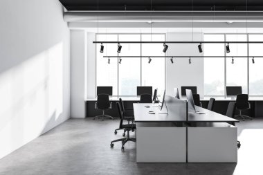 Endüstriyel stil office yan görünüm