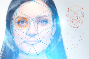 Esmer kadın yüz tanıma