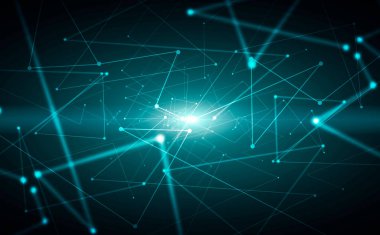 Yeşil dijital arka plan