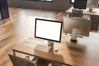 Ofis Masası bilgisayar ekranındaki kadar alay