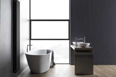 Modern gri banyo iç