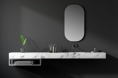 Modern ışık banyo iç.