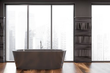 tasarım banyo iç pencere ile