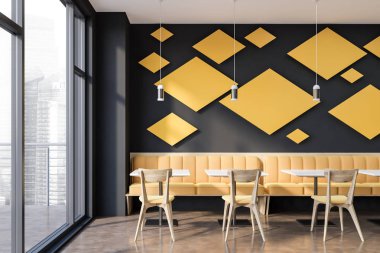 Restoran iç, modern tarzı.