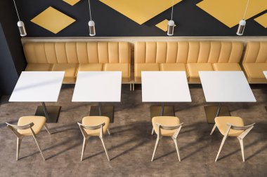 Restoran iç, modern tarzı