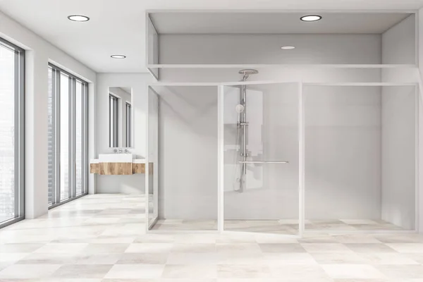 Interior moderno baño de luz . — Foto de Stock