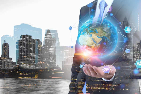 İnsan gezegen hologram, internet ile çalışan