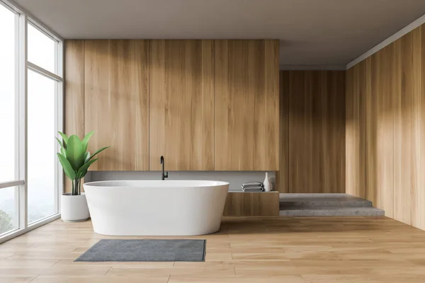 Design moderno banheiro Interior. — Fotografia de Stock