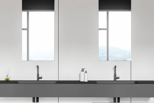 Baño de diseño moderno Interior. — Foto de Stock