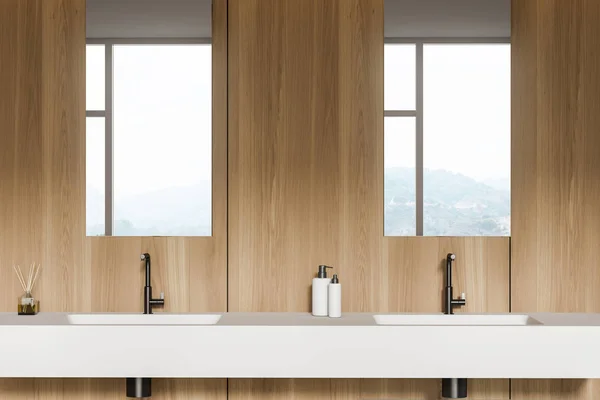 Design moderno bagno Interni. — Foto Stock