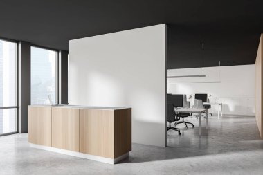 Beyaz ofis binasında Resepsiyon