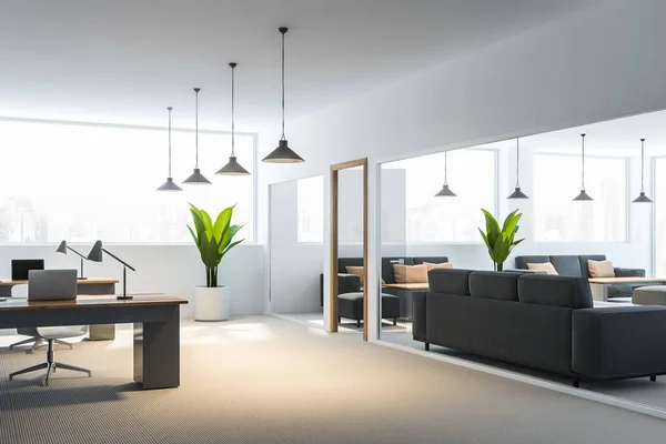 Waiting room in open space office — Stock Photo, Image