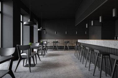 Kanepe ile loft tarzı pub Iç