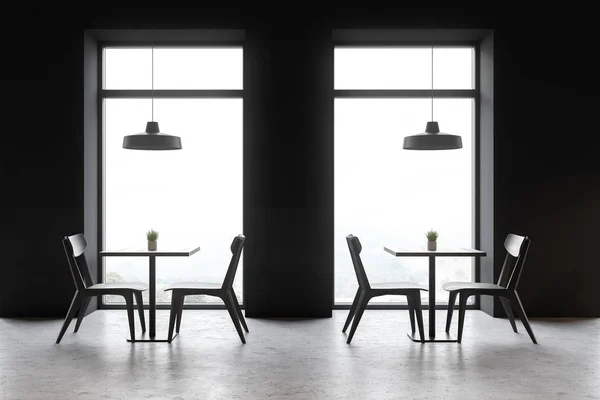 Innenraum des Cafés im Loft-Stil — Stockfoto