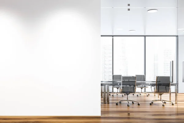 Blanco interior de la sala de reuniones, simulacro de pared —  Fotos de Stock