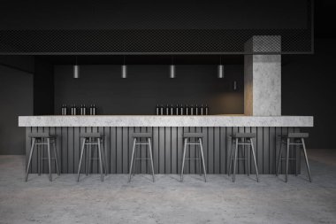 Loft tarzı pub Bar sayacı