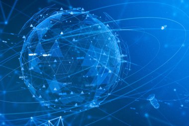 Dünya ve Gps navigasyon konsepti