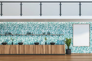 Lavabolu lüks otel banyosunun içi