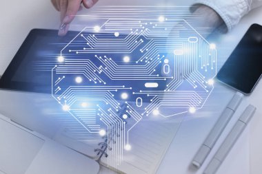 Ofiste tablet ile Adam, Ai kavramı