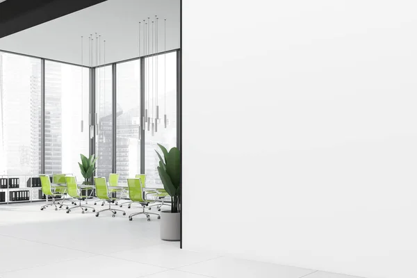 Sala conferenze interna con parete modellata — Foto Stock