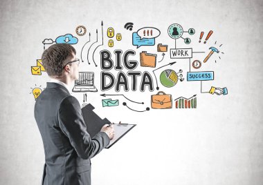 Panolu işadamı, büyük veri krokisi