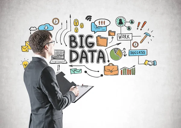 Panolu işadamı, büyük veri krokisi