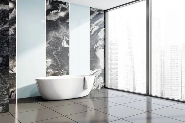 Luxusní roh koupelny s vanou — Stock fotografie