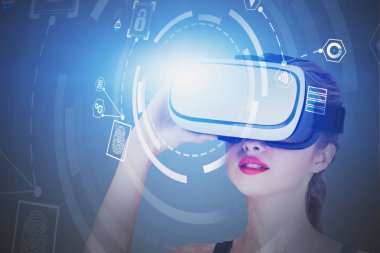 Vr kulaklık, Hud iş arayüzü kadın