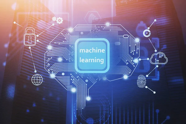 Maschinelles Lernen in der Smart City — Stockfoto