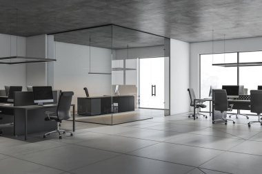 Beyaz açık alan ve Ceo ofisi