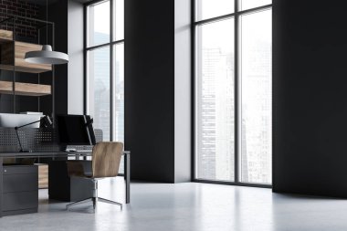 Çalışma alanında gri açık alan ofisi