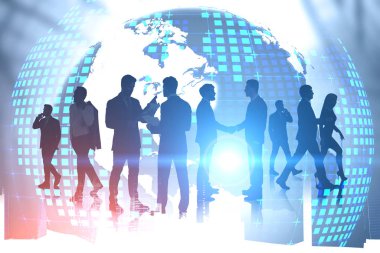 İş adamları ve uluslararası ortaklık