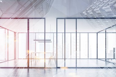 Toplantı odası ile ofis salonu