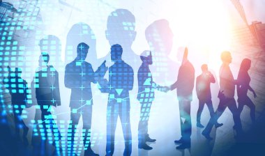 Uluslararası iş ve ekip çalışması kavramı