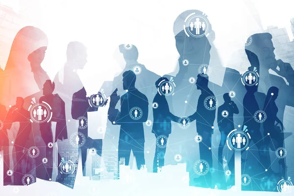 Şehirdeki iş adamları, HR Hud arayüzü