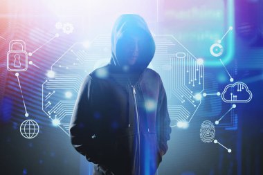 Hacker ve Cloud bilgisayar arayüzü