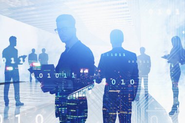 Şehirde iş ekibi, ağ arayüzü