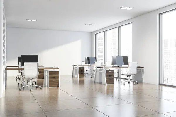 White consulting company office interior — Stock Photo, Image