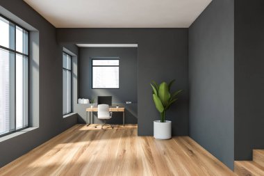 Rahat gri ofis içi.