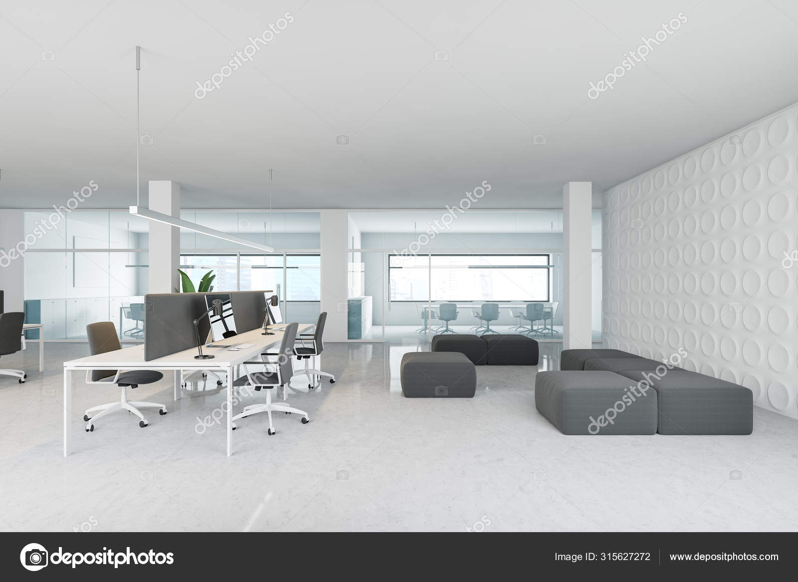 Waiting Room In Modern Open Space Office Stock Photo C Denisismagilov 315627272