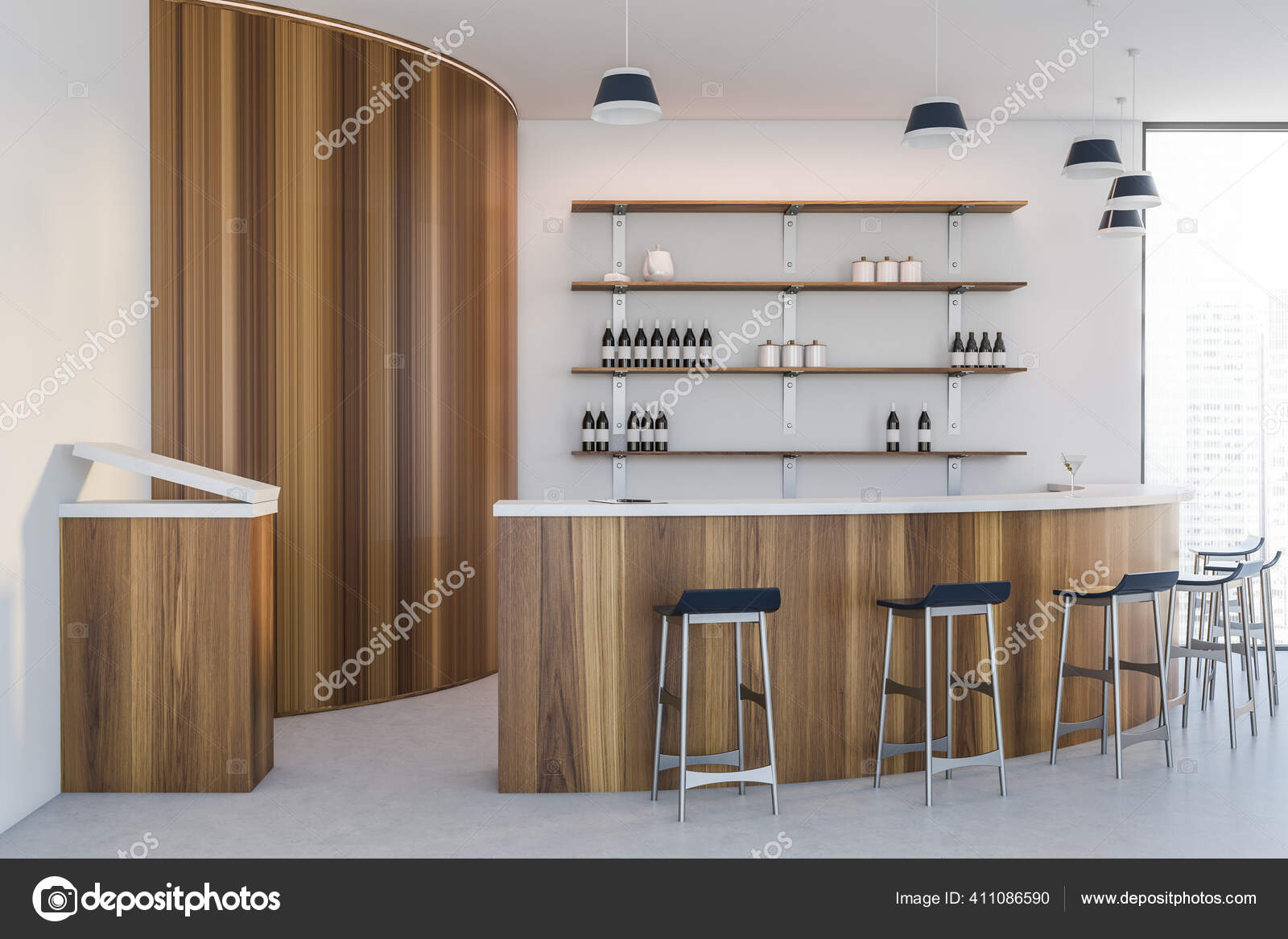 Round 2024 bar counter