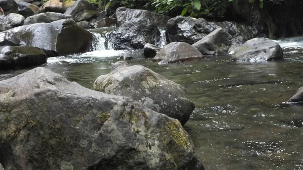 Roca Río Sukabumi Indonesia —  Fotos de Stock