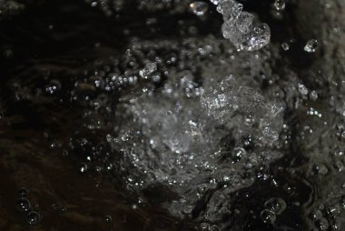 Su kabarcıkları, arkaplan için soyut resimler