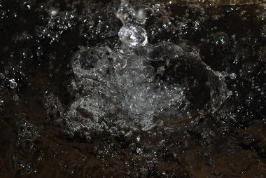 Su kabarcıkları, arkaplan için soyut resimler