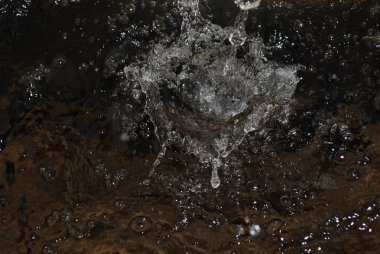 Su kabarcıkları, arkaplan için soyut resimler