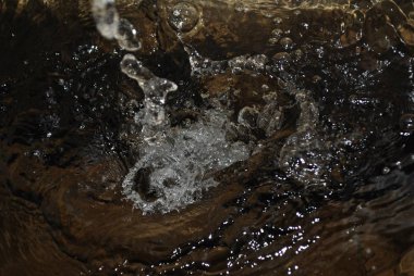 Su kabarcıkları, arkaplan için soyut resimler