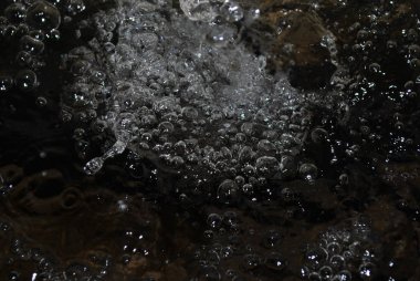 Su kabarcıkları, arkaplan için soyut resimler